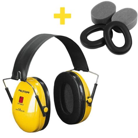 Casque antibruit Peltor Optime 1 pliable kit hygiène Leroy Merlin