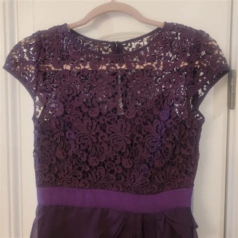 Adrianna Papell Dresses Eggplant Dress Poshmark