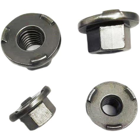 Facotry Batch Supply Carbon Steel Plain Hexagon Weld Nuts With Flange