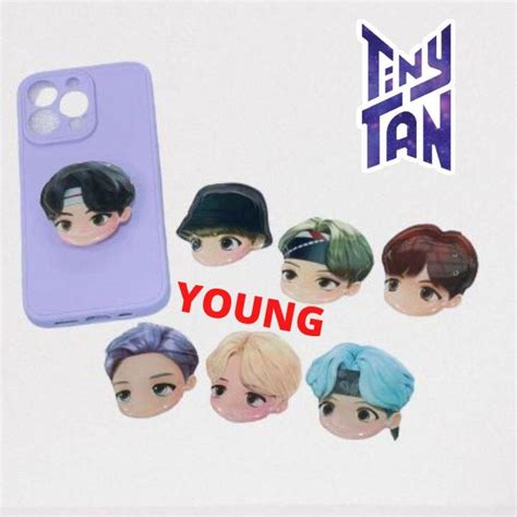 Popsocket Bts Tinytan Popsocket Hp Bts Holder Bts Tinytan Bts