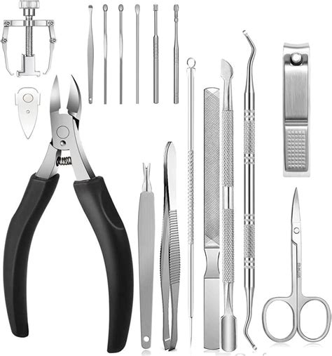 Kit Tagliaunghie Professionale Pezzi Strumenti Per Manicure E