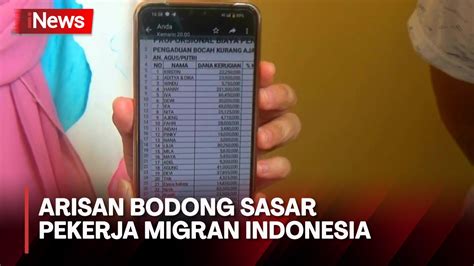 Sasar Pekerja Migran Indonesia Korban Arisan Bodong Lapor Ke Mapolres