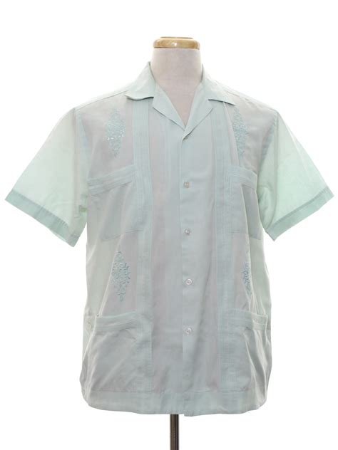 S Guayabera Shirt Ravgo Classic S Ravgo Classic Mens Pale Mint