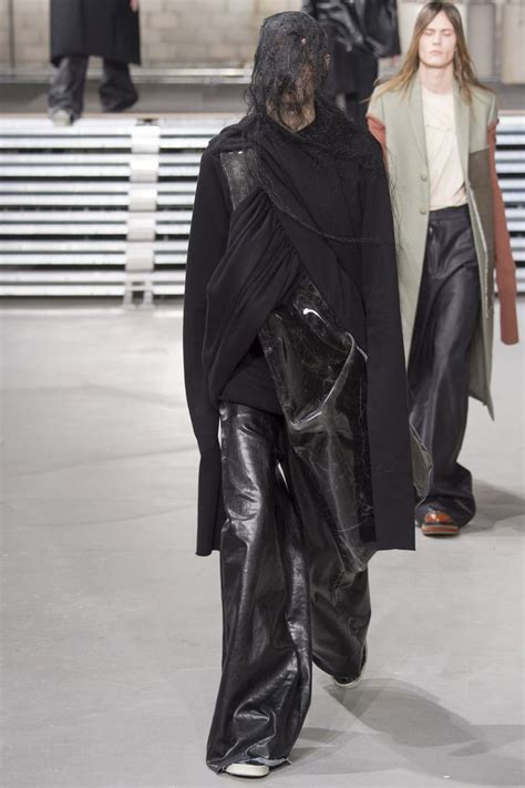 Rick Owens Fall 2017 Menswear Collection Runway Looks Beauty Models