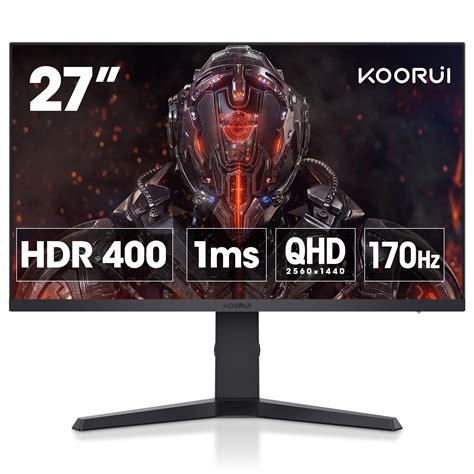 Snapklik KOORUI Gaming 27 1440P HDR400 Monitor27E3Q QHD