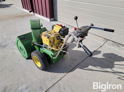 John Deere 726 Snowblower Bigiron Auctions