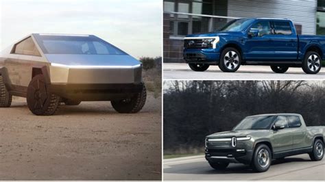 Ford F 150 Lightning A Rivian R1t Vs Cybertruck Vt Autacz