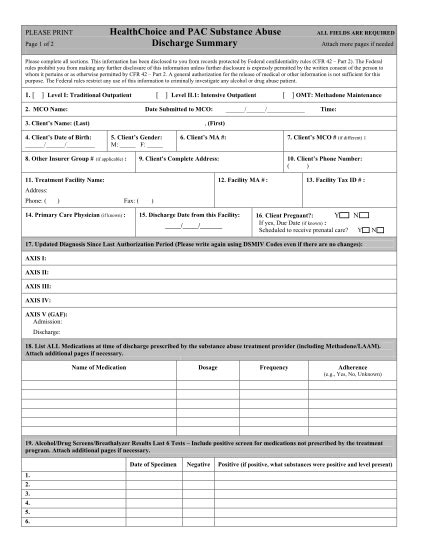 17 Discharge Summary Page 2 Free To Edit Download And Print Cocodoc