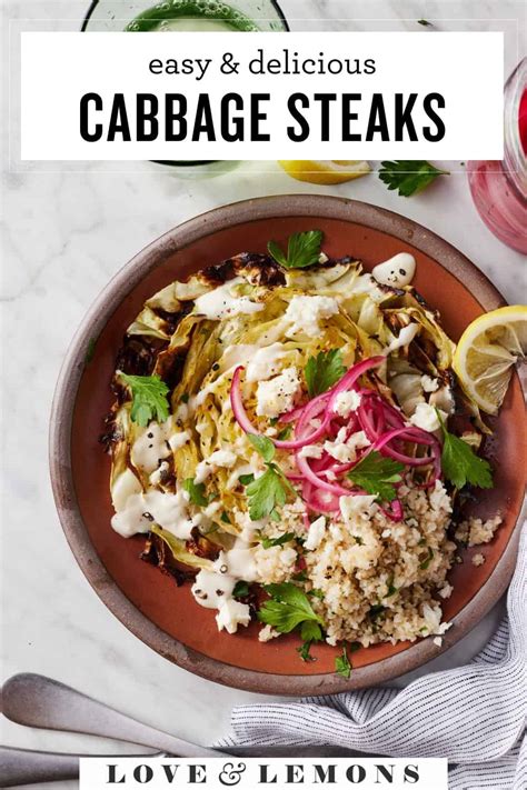 Cabbage Steaks Recipe Love And Lemons