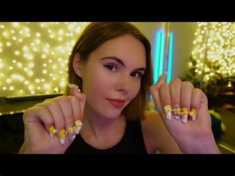 ASMR LONG NAIL TAPPING Fast Aggressive Clacking Nail On Nail