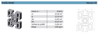 Profil D Assemblage Modulaire X Aluminium Aludis Vente