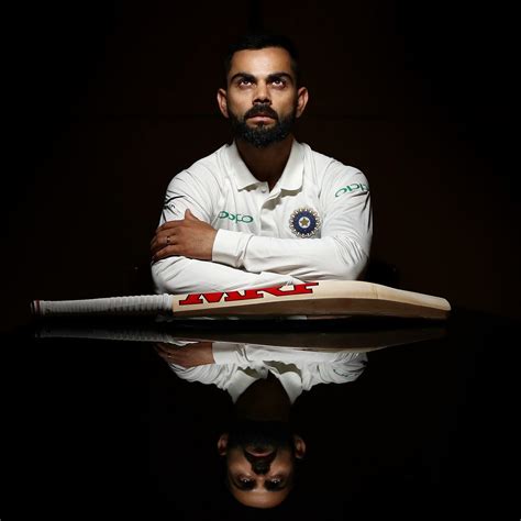 Virat Kohli Of India Poses During The India Test Squad Portrait Session