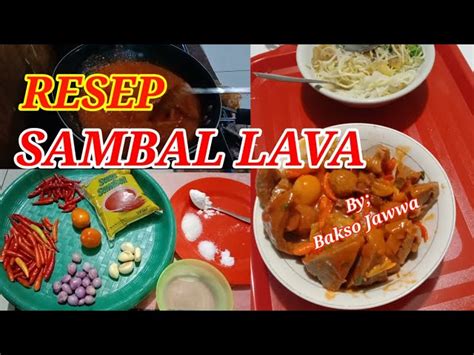 Resep Rahasia Sambal Bakso Lava Dijamin Bikin Ketagihan Cookandrecipe