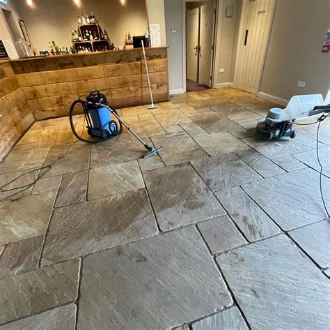 Beautiful Transformation Of Flagstone Flooring In Cheltenham