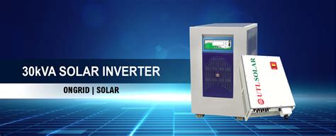 Utl 30kva On Grid Solar Inverter And Online Solar Pcu At Best Price In India