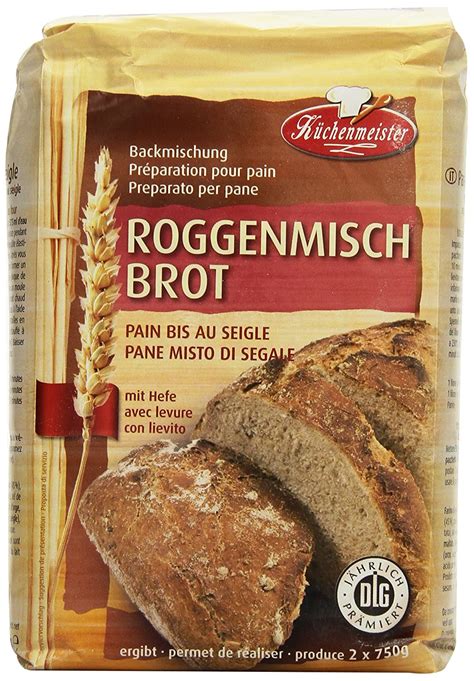 Küchenmeister Roggenmischbrot Backmischung 10er Pack 10 x 1 kg