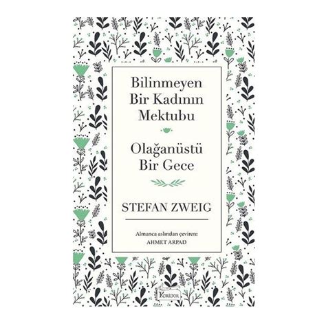 Amazon Bilinmeyen Bir Kadinin Mektubu Olaganüstü Bir Gece