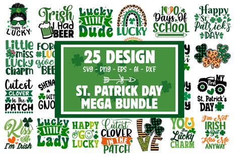 St Patricks Day Svg Bundle Lucky Svg Graphic By Svgcuteshop · Creative