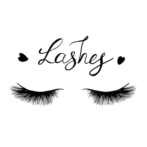 Premium Vector Eyes With Long Eyelashes Vector Illustration