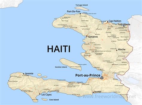 Haiti Political Map