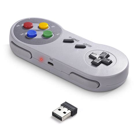 2 4 GHz Wireless USB SNES Controller For Super Classic Games INNEXT