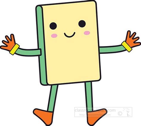 Mathematics Clipart-boy holds rectangle cartoon shape geometry ...