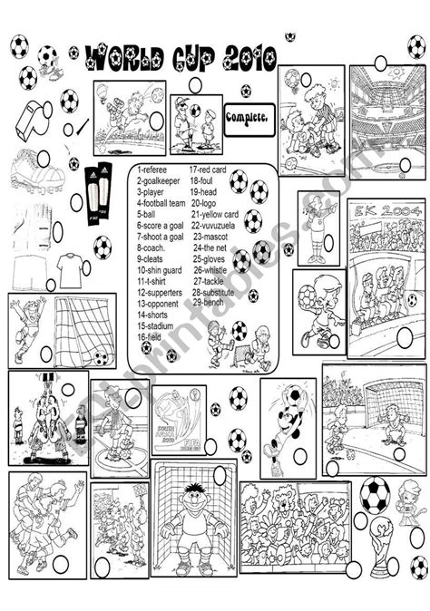 World Cup ESL Worksheet By Angelamoreyra