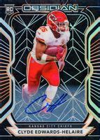 Clyde Edwards Helaire 2020 Obsidian 112 Rookie Autographs Electric