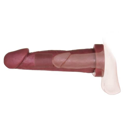 Capa Peniana Regul Vel Fly Negra Em Cyberskin Sex Shop Sextoy