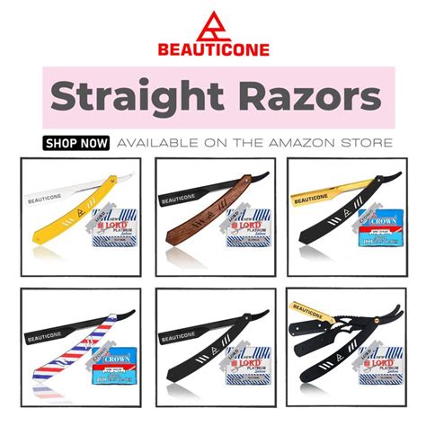 Beauticone Straight Razor Professional Barber Razor With 100 Single