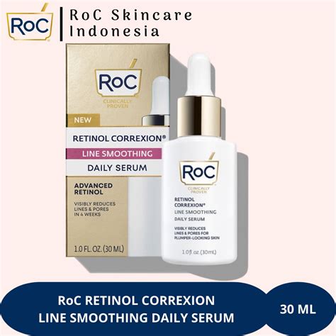 Jual Roc Retinol Correxion Line Smoothing Daily Serum Ml Shopee