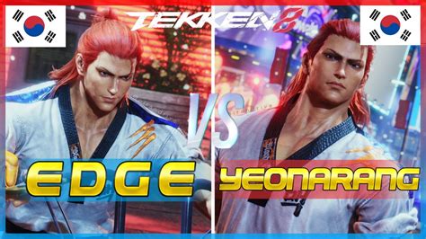 Tekken Edge Ranked Hwoarang Vs Yeonarang Ranked Hwoarang