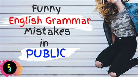 Funny Grammar Mistakes English Grammar English Fundamentals Youtube