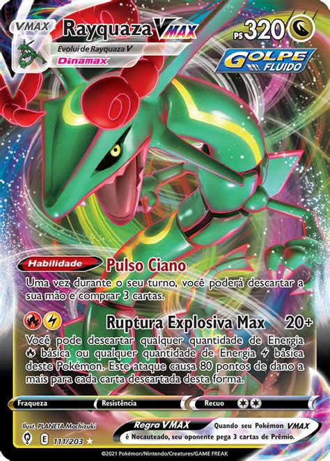 Rayquaza Vmax Pok Mon Myp Cards