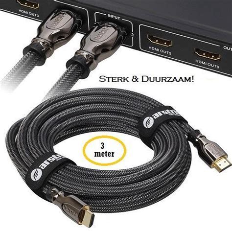 Hdmi Kabel 3 Meter 4k Ultra Hd Hdmi 3 Meter Kabel 20 High Speed Voor