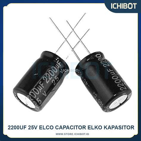 Uf V Smd Smt Capacitor Elco Elko Kapasitor Uf Ichibot