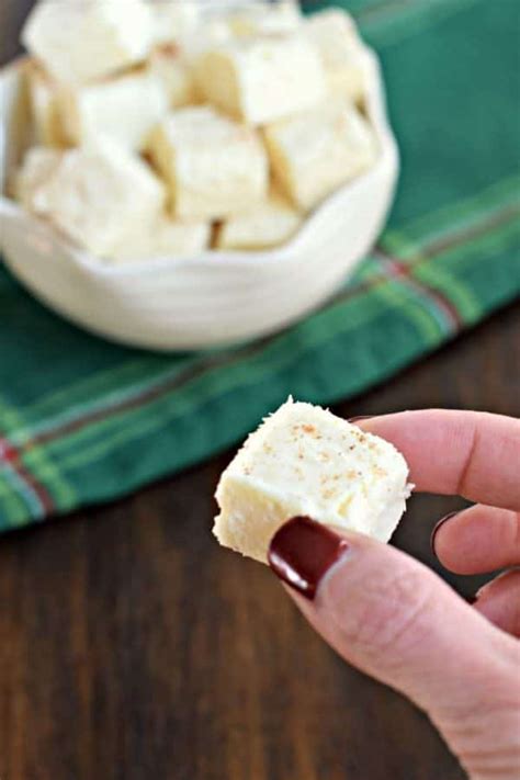 Eggnog Fudge Recipe Shugary Sweets