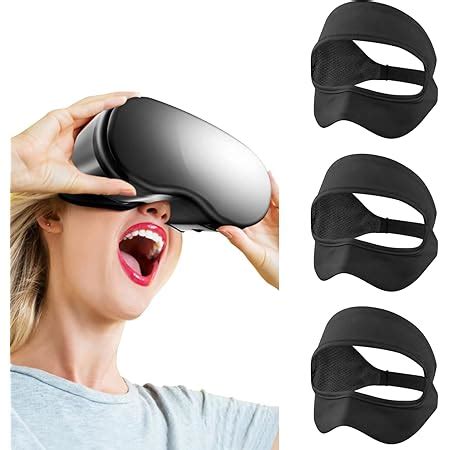 Amazon Pcs Vr Eye Mask Cover Adjustable Vr Face Mask Head Strap