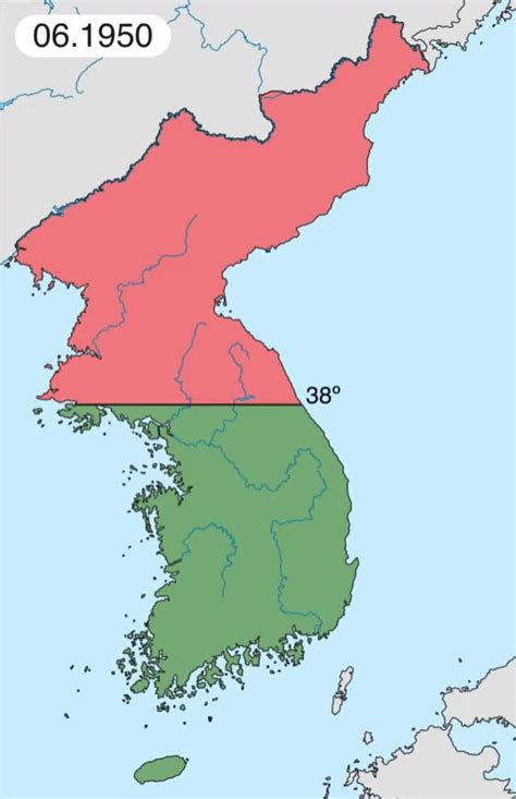 한국전쟁지도 1950 6 1953 7 한반도지도 네이버 블로그