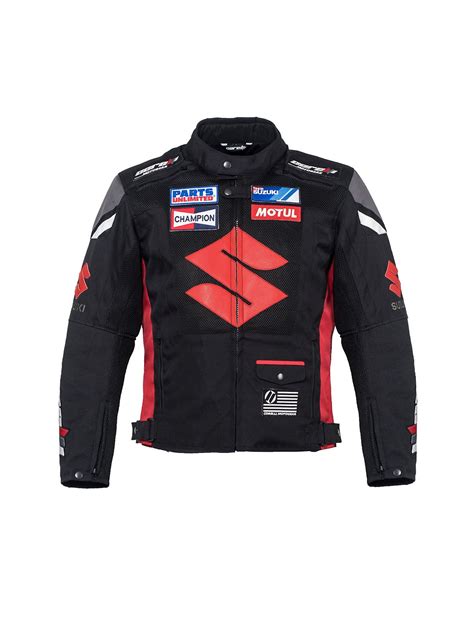 Suzuki Black Racing Textile Jacket Motorcycle Racing Jacket Jackets