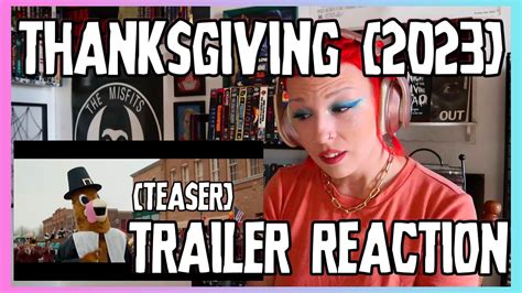 THANKSGIVING 2023 TEASER TRAILER REACTION ELI ROTH YouTube