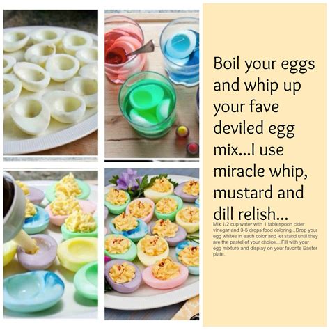 Pastel Deviled Eggs Miracle Whip Easter Recipes Deviled Eggs