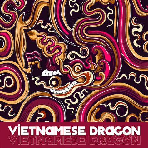 Premium Vector | Vietnamese traditional decoration, Vietnamese dragon art, Asia dragon art