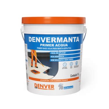 Denvermanta Primer Acqua balde 18 litros SOPREMA Loja da Vedação