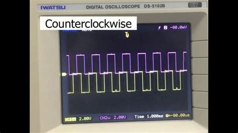 Mbed Rotary Encoder View Encoder Pulses With Oscilloscope Youtube