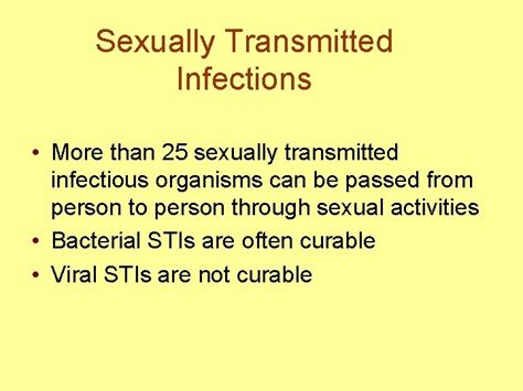 Chapter Fifteen Sexually Transmitted Infections Sexually Transmitted