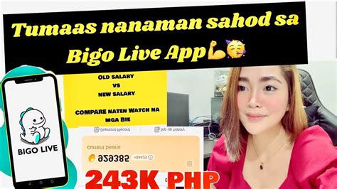 TUMAAS NANAMAN SAHOD SA BIGO LIVE APP UPDATE YouTube