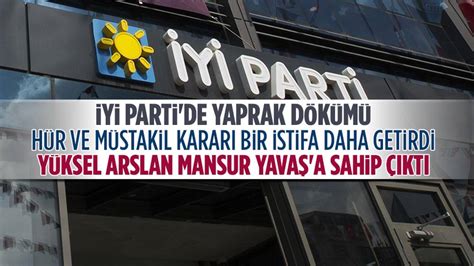 İyi Parti de bir istifa daha