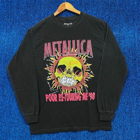 Metallica Metallica Poor Retouring Me 98 Heavy Metal Ls S Grailed