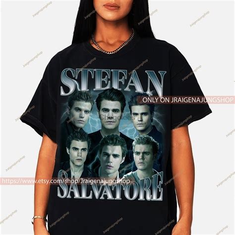 Chemise de la série télévisée Vampire Diaries Stefan Salvatore Paul